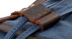 Waxed Canvas Mens Travel Backpack Canvas Hiking Backpack Canvas Backpack for Men - iwalletsmen