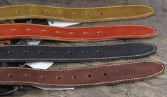 Genuine Leather Punk Rock Biker Trucker Mens Belt Men Black Coffee Belt for Men