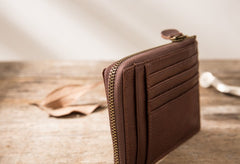Leather Mens Slim Card Holder Front Pocket Wallets Card Wallets for Men - iwalletsmen