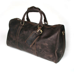 Cool Leather Mens Weekender Bags Travel Bag Shoulder Bags for Men - iwalletsmen