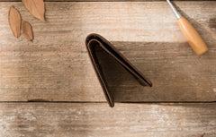 Coffee Cool Leather Mens Small Wallets Bifold Vintage Slim billfold Wallet for Men - iwalletsmen