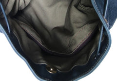 Cool Green Mens Leather Backpack Travel Backpacks Laptop Backpacks for men - iwalletsmen