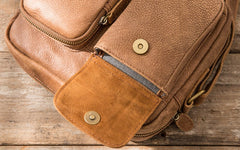 Cool Leather Mens Messenger Bags Small Shoulder Bags  for Men - iwalletsmen
