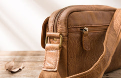 Cool Small Leather Mens Shoulder Bags Messengers Bag for Men - iwalletsmen