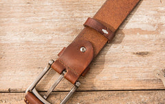 Handmade Cool Leather Mens Belt Leather Belt for Men - iwalletsmen