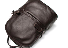 Mens Leather Backpack Cool Travel Backpacks Laptop Backpack for men - iwalletsmen