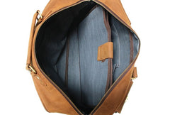 Cool Leather Mens Large Travel Bag Handbags Shoulder Bags for men - iwalletsmen