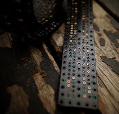 Handmade Genuine Leather Mens Belt Custom Cool Leather Men Black Belt for Men