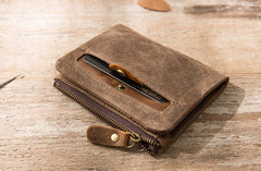 Cool Canvas Mens Small Wallet Bifold Vintage billfold Wallets for Men - iwalletsmen
