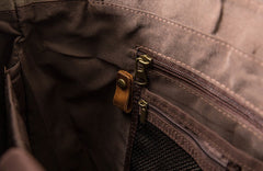 inside of keychain canvas messenger bag