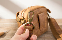 Leather Belt Pouch Phone Case Mens Waist Bag Shoulder Bag for Men - iwalletsmen
