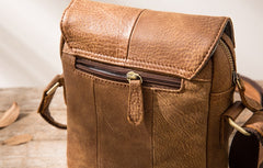 Cool Leather Small Mens Messenger Bags Shoulder Bags for Men - iwalletsmen