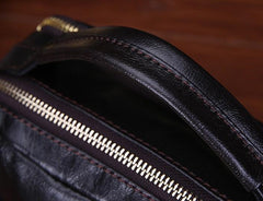Leather Small Handbag Messenger Bag Shoulder Bag For Men - iwalletsmen