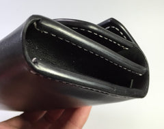 Handmade Leather Mens Clutch Wallet Cool Wallet Long Wallets for Men Women