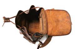 Cool Mens Leather Backpacks Travel Backpacks Laptop Backpacks for Men - iwalletsmen