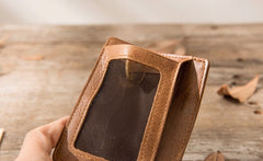 Leather Mens Slim Card Holder Front Pocket Wallets Card Wallet for Men - iwalletsmen