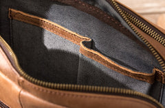 Cool Small Leather Mens Messengers Bag Shoulder Bag for Men - iwalletsmen