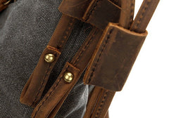 Mens Canvas Rustic Courier Bag Side Bag Messenger Bag Camera Shoulder Bag for Men - iwalletsmen