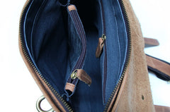 Vintage Mens Leather Briefcase Handbag Shoulder Bag Backpack for men - iwalletsmen