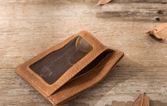 Leather Mens Slim Card Holder Front Pocket Wallets Card Wallet for Men - iwalletsmen