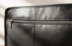Black Cool Leather Mens Shoulder Bags Messenger Bags for Men - iwalletsmen