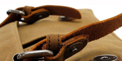 Waxed Canvas Mens Camera Shoulder Bag Canvas Messenger Bag Canvas Camera Side Bag for Men - iwalletsmen