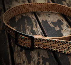 Handmade Genuine Leather Mens Belt Custom Cool Leather Men Black Belt for Men