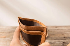 Leather Mens Slim Card Holder Front Pocket Wallets Card Wallet for Men - iwalletsmen