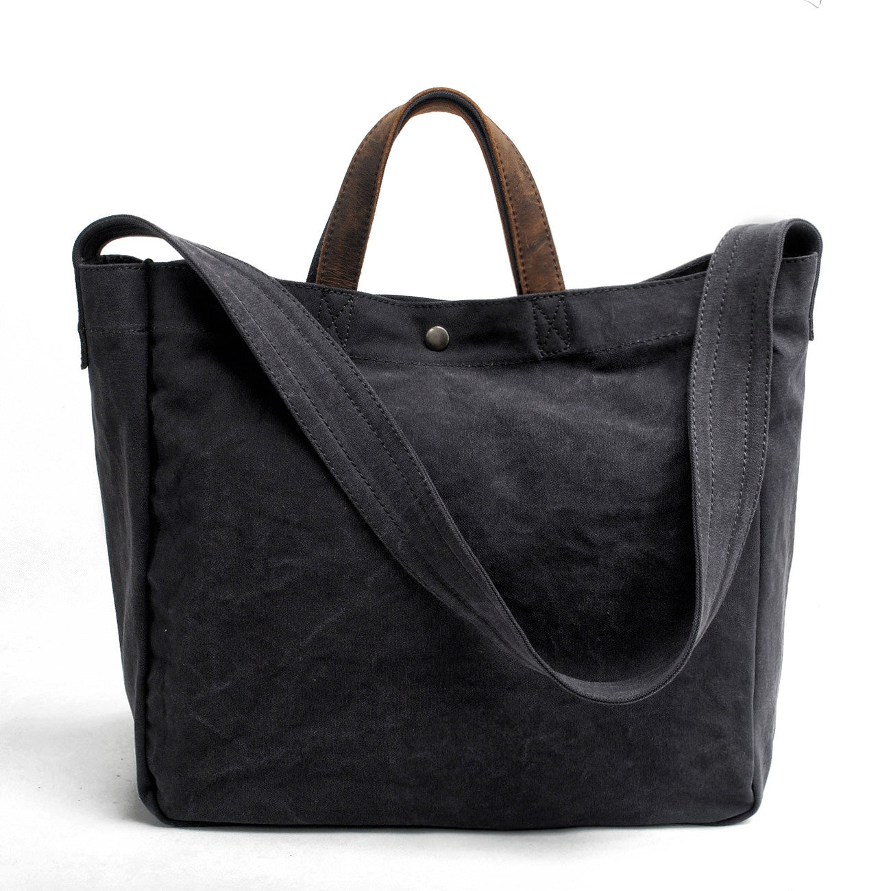 Cute Canvas Mens Womens White Handbag Tote Bag Shoulder Bag Tote Purse For Men - iwalletsmen