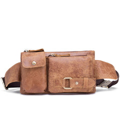 Cool LEATHER MENS BELT BAG FANNY BACK WAIST BAGs FANNY BAGS FOR MEN - iwalletsmen