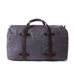 Mens Waxed Canvas Weekender Bags Canvas Travel Bag Canvas Overnight Bag for Men - iwalletsmen