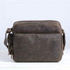 Cool Leather Vintage Mens Messenger Bags Small Shoulder Bags for Men - iwalletsmen
