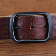 Genuine Leather Punk Rock Biker Trucker Mens Belt Men Black Coffee Belt for Men