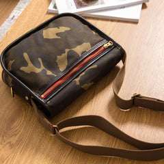 Canvas Mens Saddle Casual Camouflage Shoulder Bag Courier Bag Side Bag Messenger Bag for Men - iwalletsmen