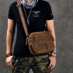 Vintage Leather Mens Small 10