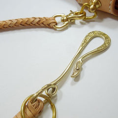 Leather Braided Biker Trucker Wallet Chain Hook for Chain Wallet Biker Wallet Trucker Wallet