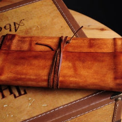 Handmade Leather Vintage Mens Long Wallet Cool Long Wallet for Men - iwalletsmen