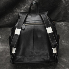 Fashionable Brown Leather Men's Backpack College Backpack 14inch Laptop Backpack For Men and Women - iwalletsmen