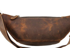 Cool Mens Leather Belt Bag Fanny Pack Waist Bags For Men - iwalletsmen