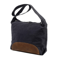 Mens Waxed Canvas Tote Purse Handbags Canvas Shoulder Bag for Men - iwalletsmen