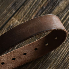 Handmade Leather Mens Leather Men Distress Brown Black Belt for Men Cool Leather Belt