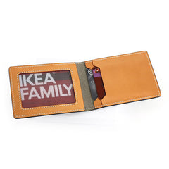 Cool Leather Mens Camouflage License Wallet Front Pocket Wallet Slim Card Wallet for Men - iwalletsmen