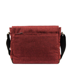 Casual Gray Oxford Cloth Mens Ancient Side Bag Messenger Bags Ancient Red Oxford Cloth Courier Bag for Men - iwalletsmen