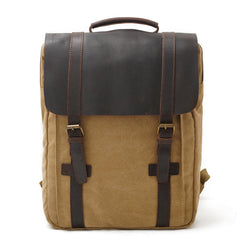 Vintage Canvas Mens Womens Large Pink College Backpack 14'' Green Travel Backpack Computer Backpack For Men - iwalletsmen