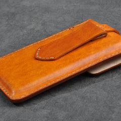 Handmade Leather Belt Pouch Mens Waist Bag Phone holsters for Men - iwalletsmen