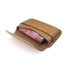 Leather Mens Card Wallets Front Pocket Wallets Cool Small Change Wallets for Men - iwalletsmen