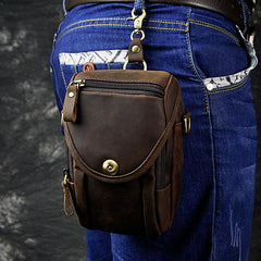 Leather Cell Phone Holster Belt Pouches for Men Waist Bag BELT BAG Shoulder Bag For Men - iwalletsmen