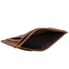 RFID Mens Leather Card Wallet Card Holder Front Pocket Wallet For Men - iwalletsmen