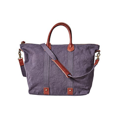Cool Canvas Leather Mens Tote Bag 15'' Messenger Bags Handbag Canvas Tote Shoulder Bag for Men Women - iwalletsmen