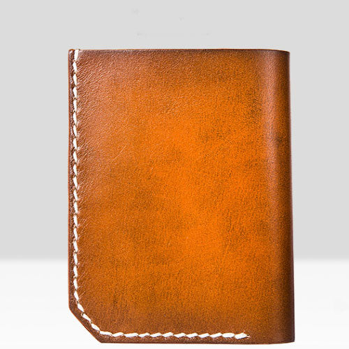 Handmade Mens Cool billfold Leather Wallet Men Small Slim Wallets Bifold for Men - iwalletsmen